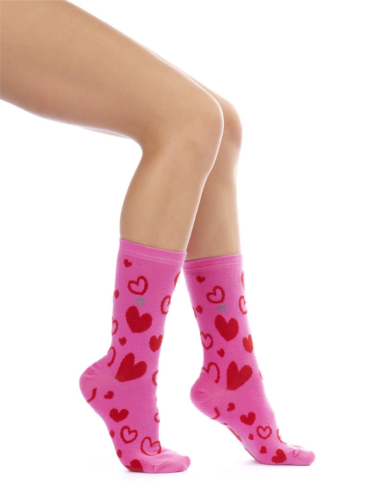 Heart Design Women Socks