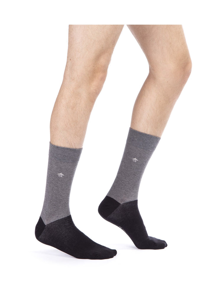 Black-Grey Classic Men Socks