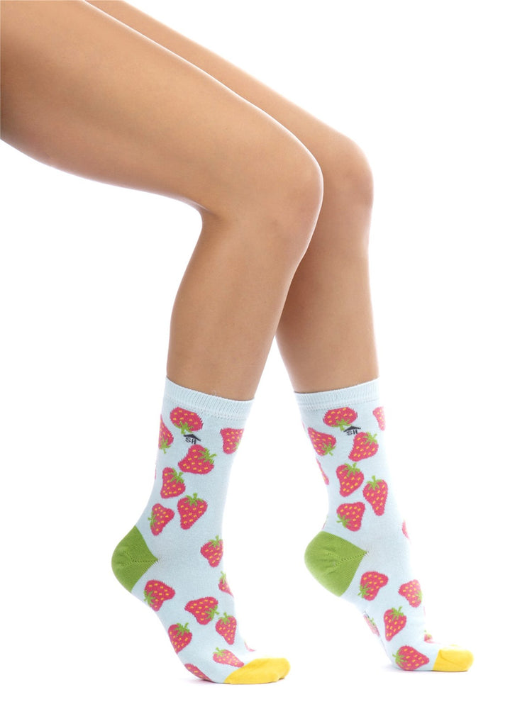 Strawberry Design Women Socks