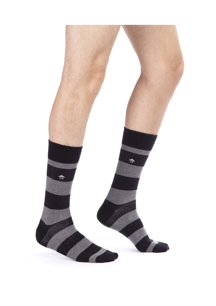 Thick Stripes Design Men Socks
