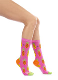 Pineapple Design Women Socks