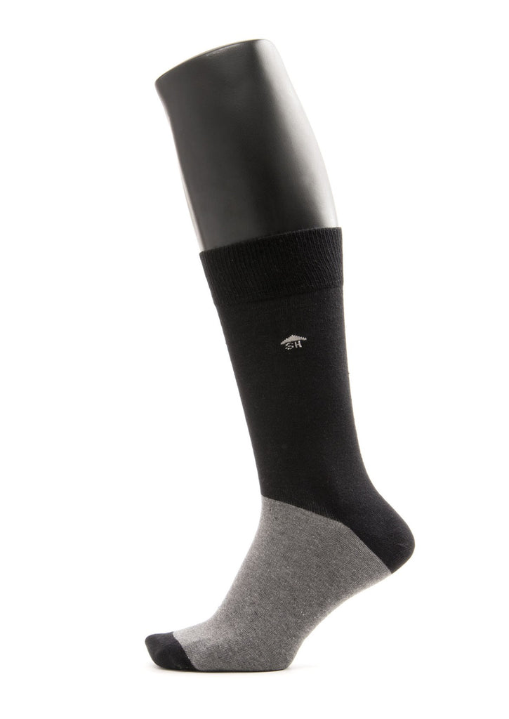 Grey-Black Men Classic Socks