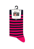 Double Color Line Design Women Socks