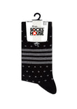 Stripes and Dots Design Women Socks