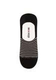 Schwarz-graue Design-Männer-Unsichtbare Socken