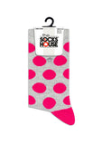 Rosa Punkte Design Damen Socken