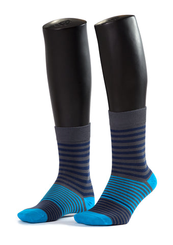 Endura e1264gksm calcetines coolmax stripe pack doble azul talla s m