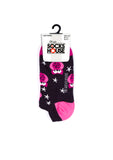 Eulen-Design Damen-Trainer-Socken aus Bambus
